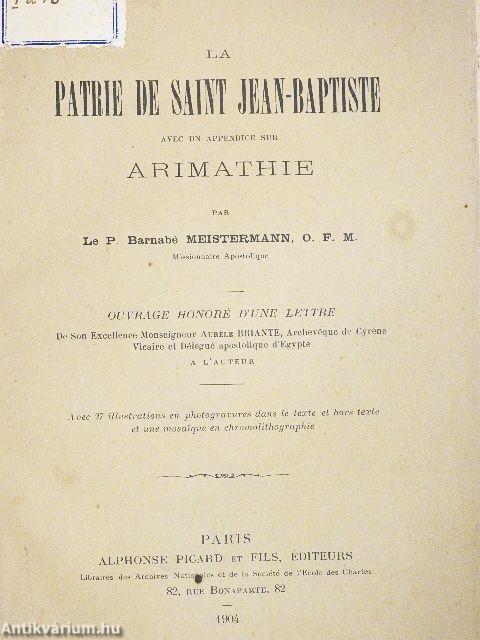 La patrie de Saint Jean-Baptiste