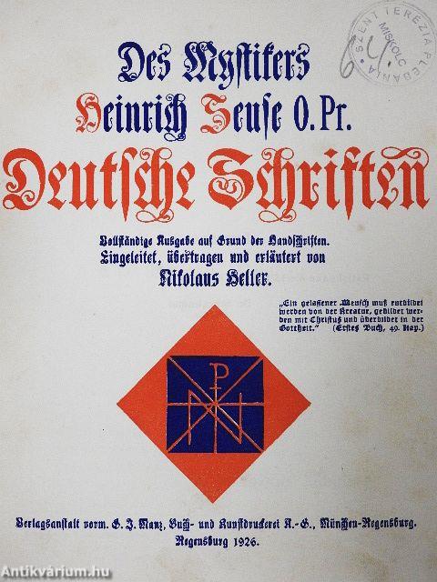 Des Mystikers (gótbetűs)