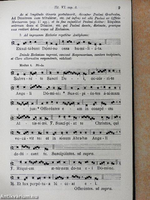 Officium defunctorum et ordo exsequiarum pro adultis et parvulis una cum missa et absolutione defunctorum