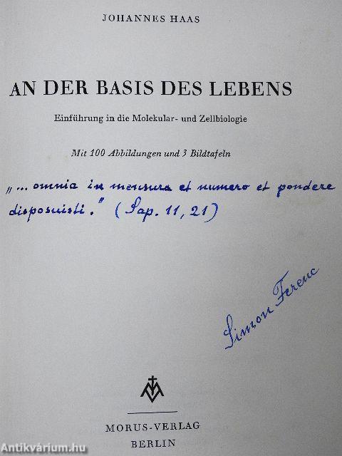 An der Basis des Lebens