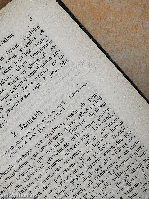 Lectiones quotidianae de Vita, Honestate et Officiis Sacerdotum et Clericorum