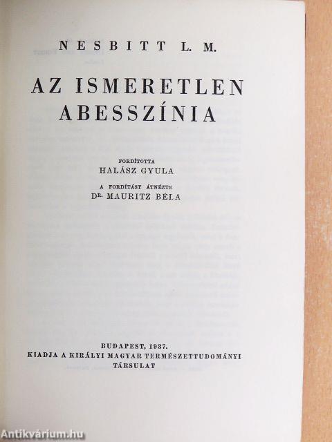 Az ismeretlen Abesszínia