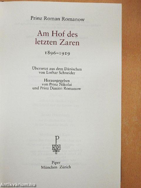 Am Hof des letzten Zaren