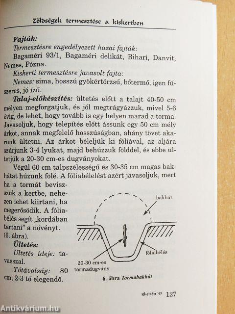 Zöldségek termesztése a kiskertben