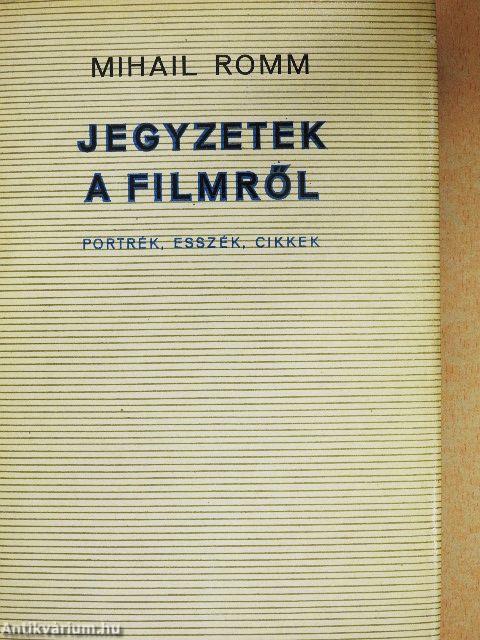 Jegyzetek a filmről