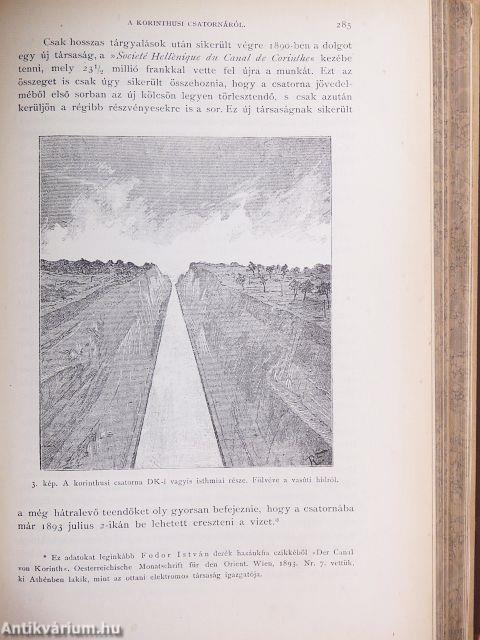 Természettudományi Közlöny 1895. január-december/Pótfüzetek a Természettudományi Közlönyhöz 1895. január-december