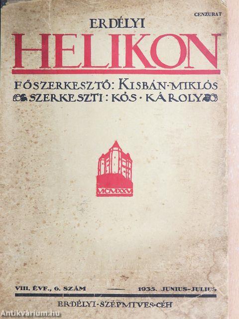 Erdélyi Helikon 1935. junius-julius
