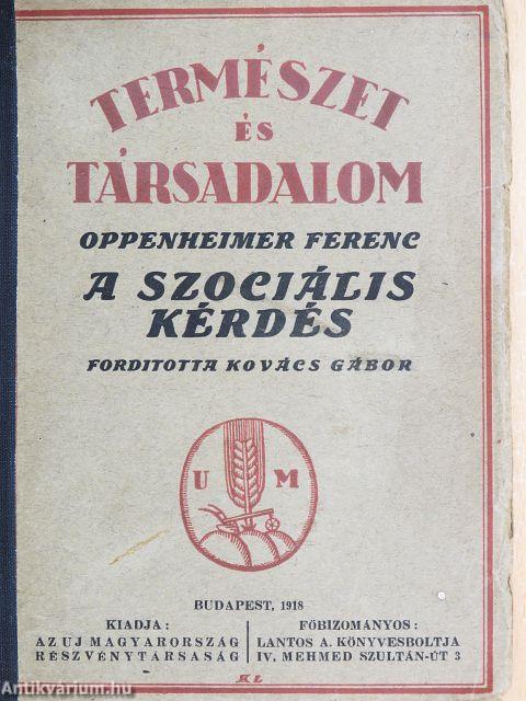 A szociális kérdés