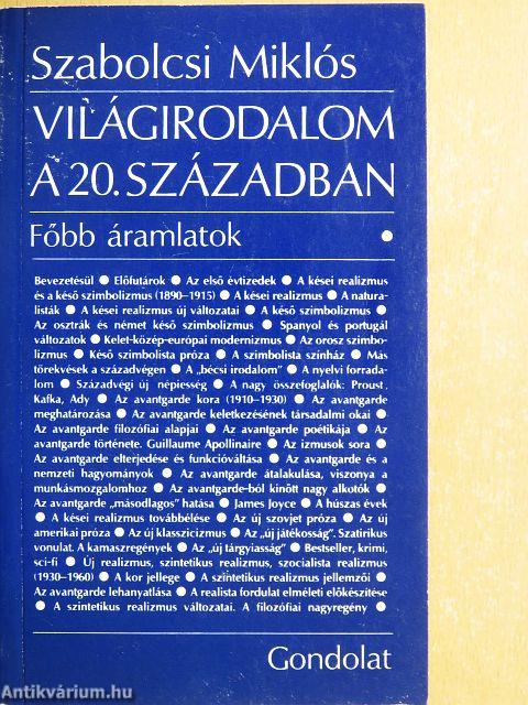 Világirodalom a 20. században