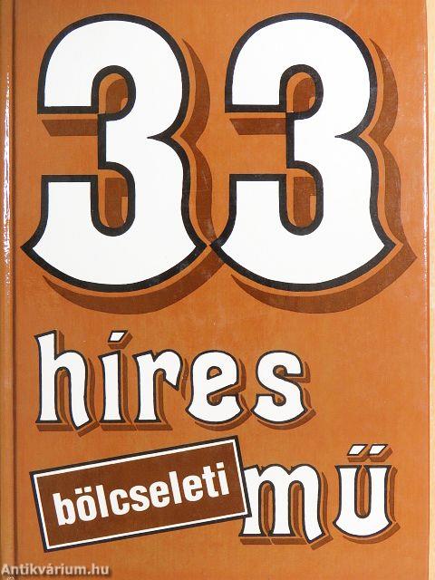 33 híres bölcseleti mű