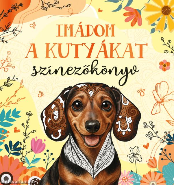 Imádom a kutyákat - színezőkönyv