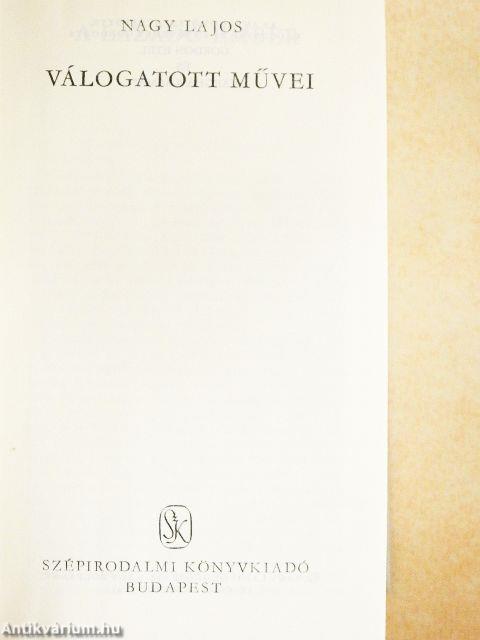 Nagy Lajos válogatott művei