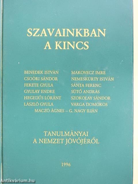 Szavainkban a kincs (dedikált példány)