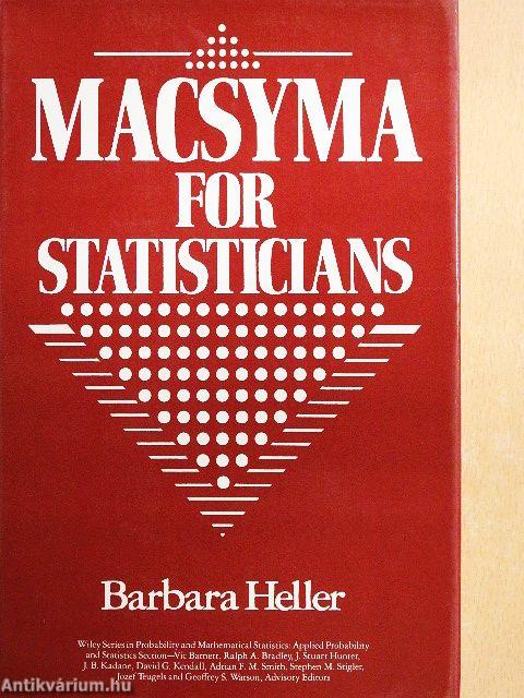 MACSYMA for Statisticians