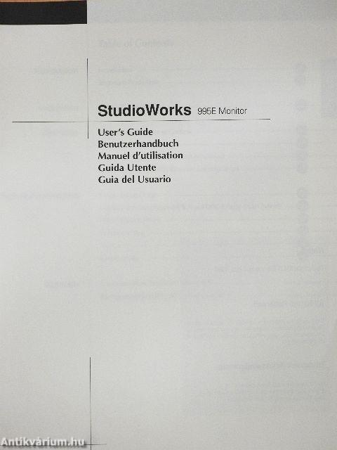 StudioWorks 995E Monitor