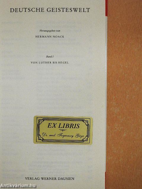 Deutsche Geisteswelt I-II.