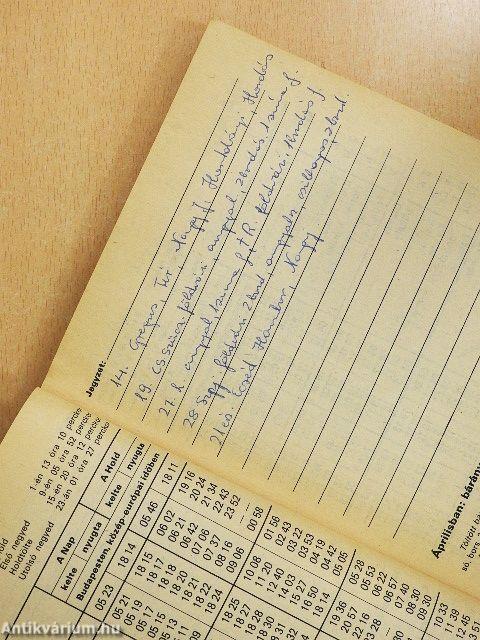 Kincses Kalendárium 1984