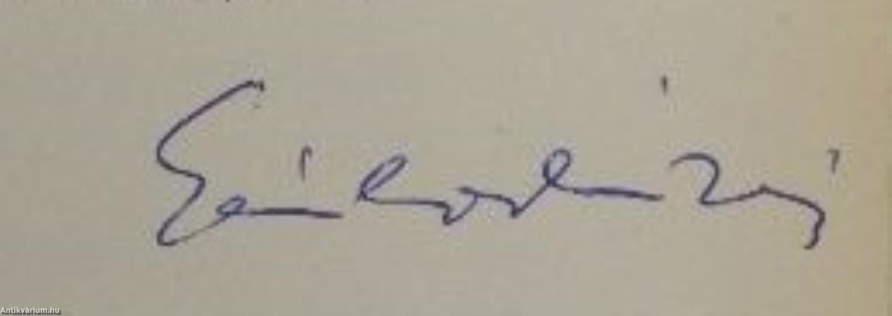 Tollal (dedikált példány)