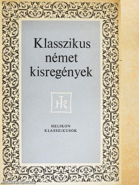 Klasszikus német kisregények