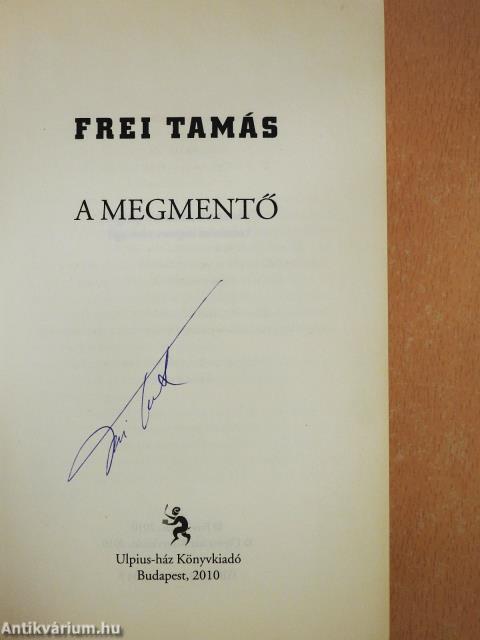 A megmentő (aláírt példány)