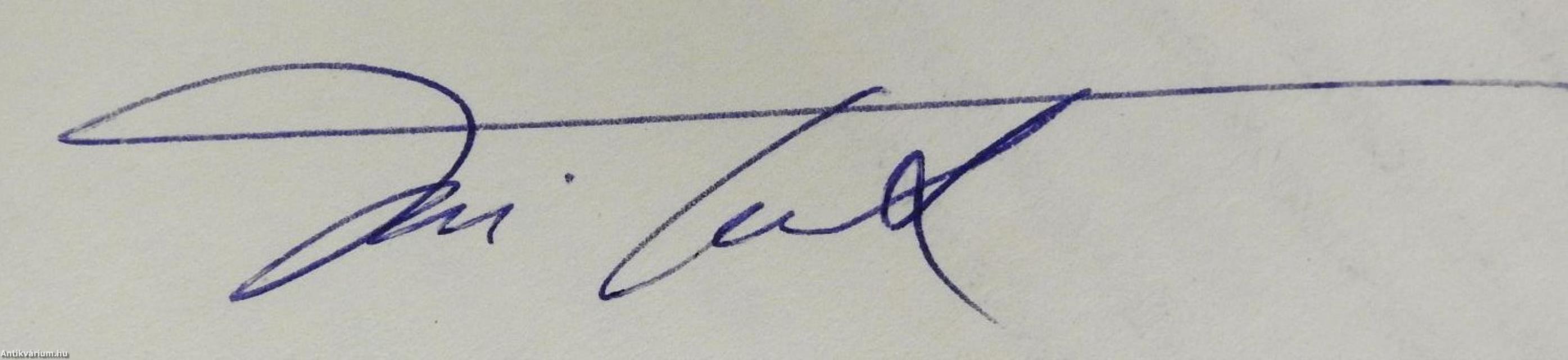 A megmentő (aláírt példány)