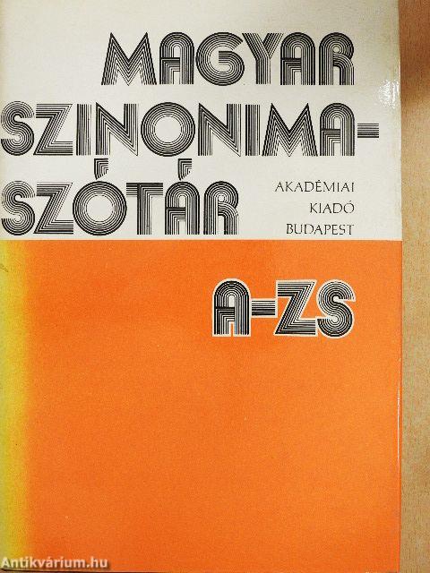 Magyar szinonimaszótár