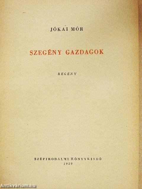 Szegény gazdagok