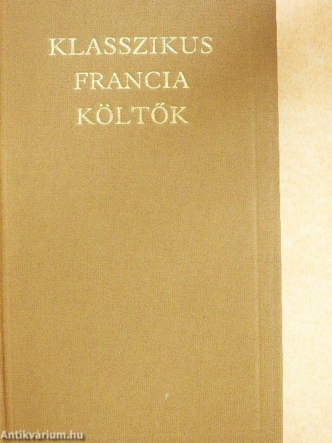 Klasszikus francia költők I-II.