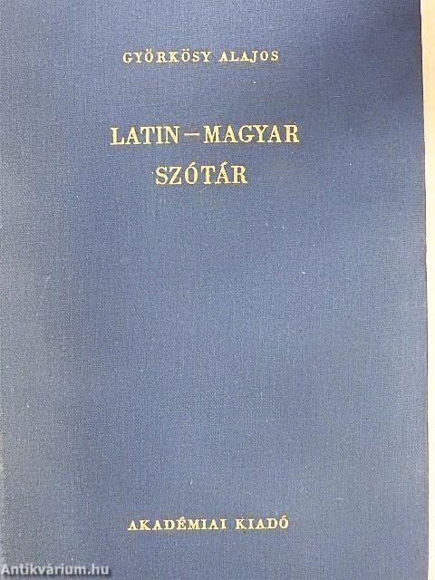 Latin-magyar szótár