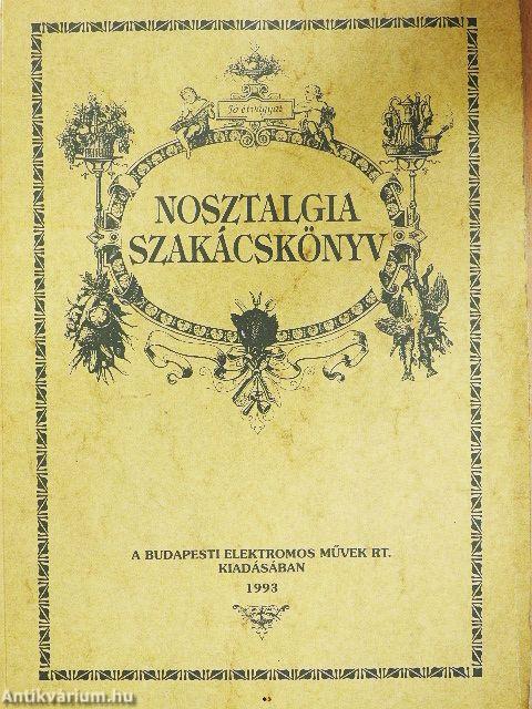 Nosztalgia szakácskönyv