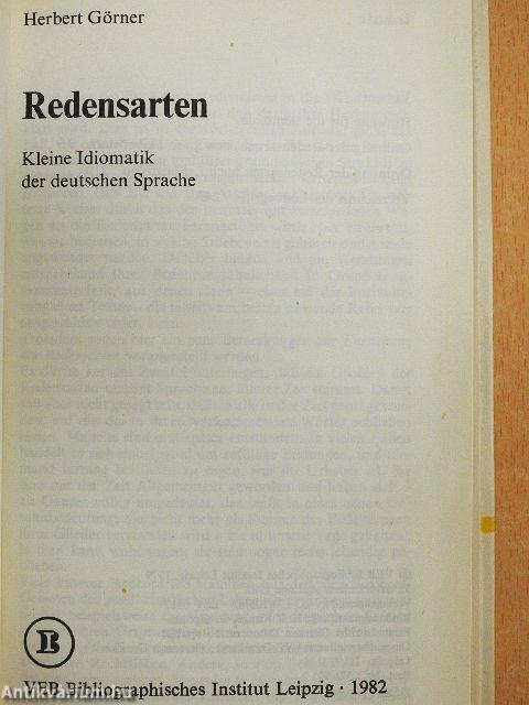 Redensarten