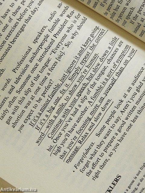 How to Write and Give a Speech