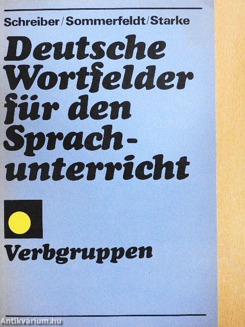 Deutsche Wortfelder für den Sprachunterricht