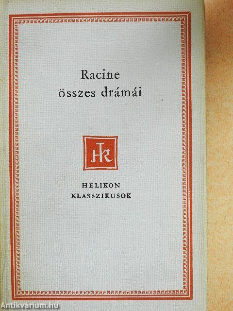 Jean Racine összes drámái