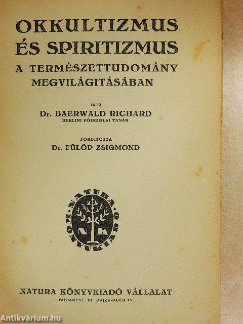 Okkultizmus és spiritizmus