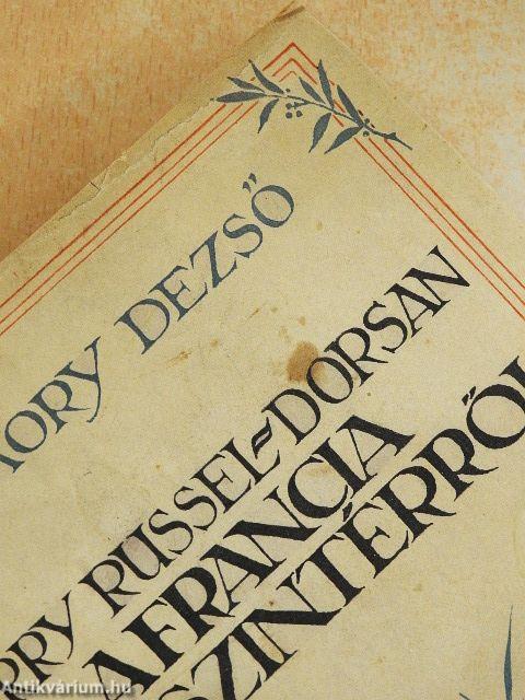 Harry Russel-Dorsan a francia hadszintérről