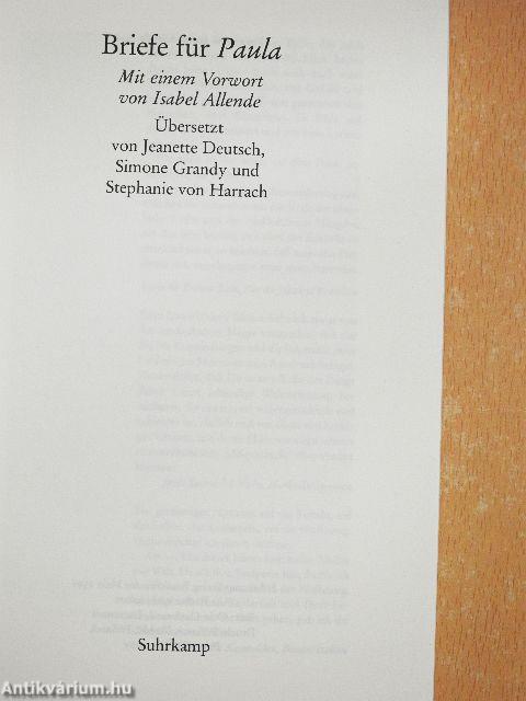 Briefe für Paula