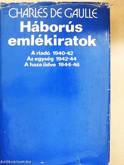 Háborús emlékiratok