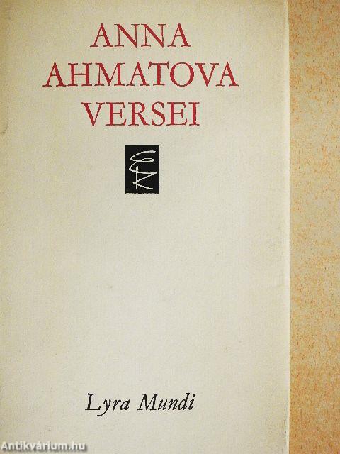 Anna Ahmatova versei