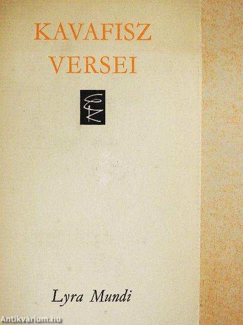 Kavafisz versei