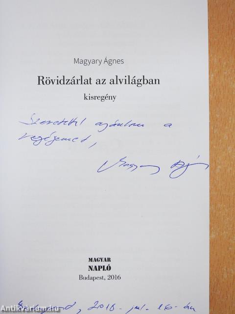 Rövidzárlat az alvilágban (dedikált példány)