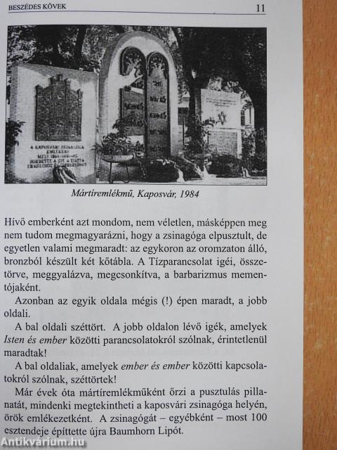 A tízparancsolat (dedikált példány)