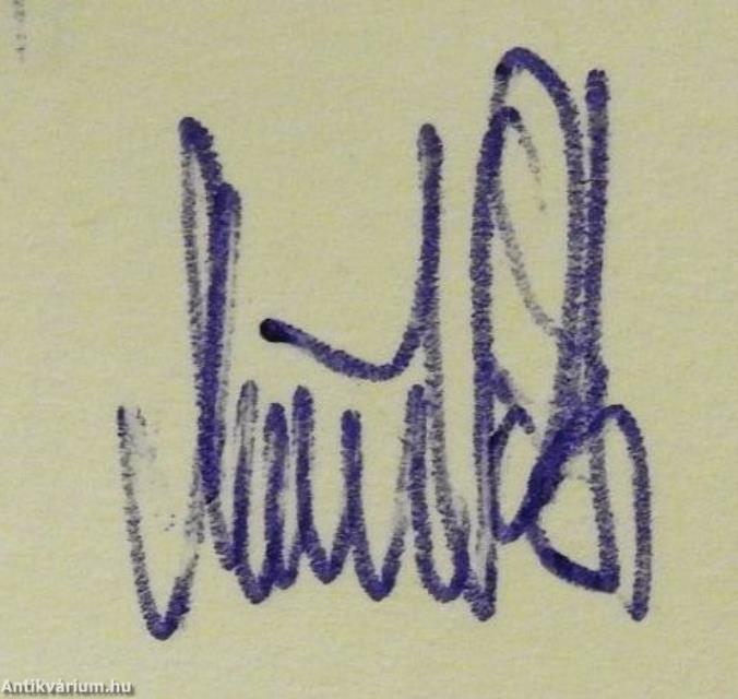 Ősz, Isten, Judit (dedikált példány)