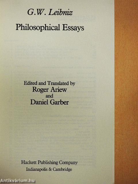 Philosophical Essays