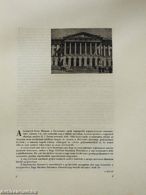 Régi és új mesterek a leningrádi orosz múzeumban (nem teljes)