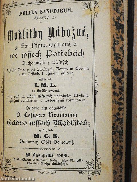 Pisné Duchowni, Staré y nowé/Pridawek Pronikawych nowych y nékterych Starych Pisni/Modlitby Nábozné (gótbetűs)