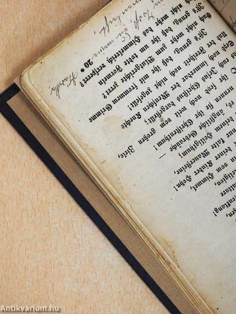 Morgen- und Abendopfer nebst andern Gesangen und einem Anhang (gótbetűs)