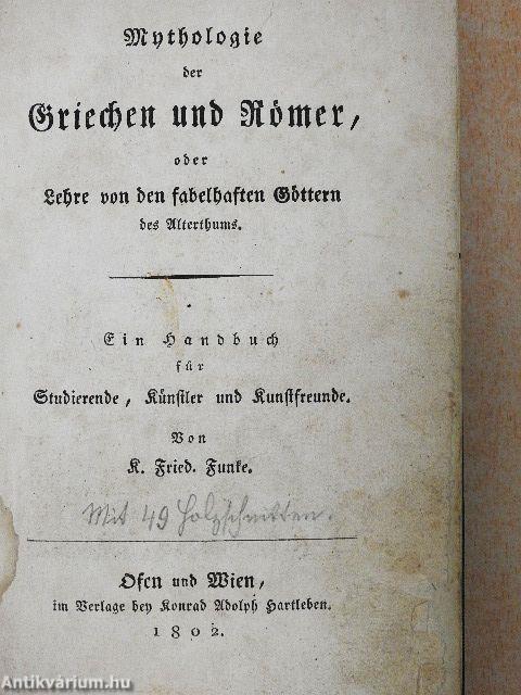 Mythologie der Griechen und Römer (gótbetűs)