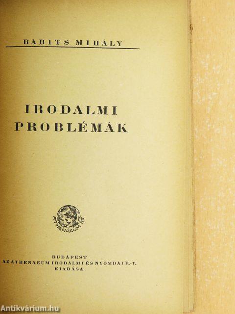 Irodalmi problémák