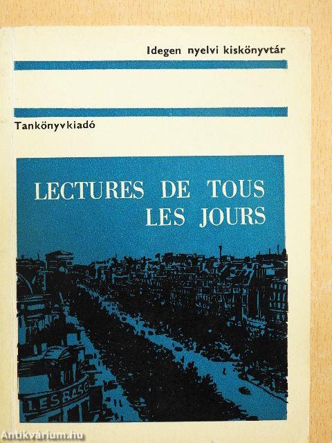 Lectures de tous les jours